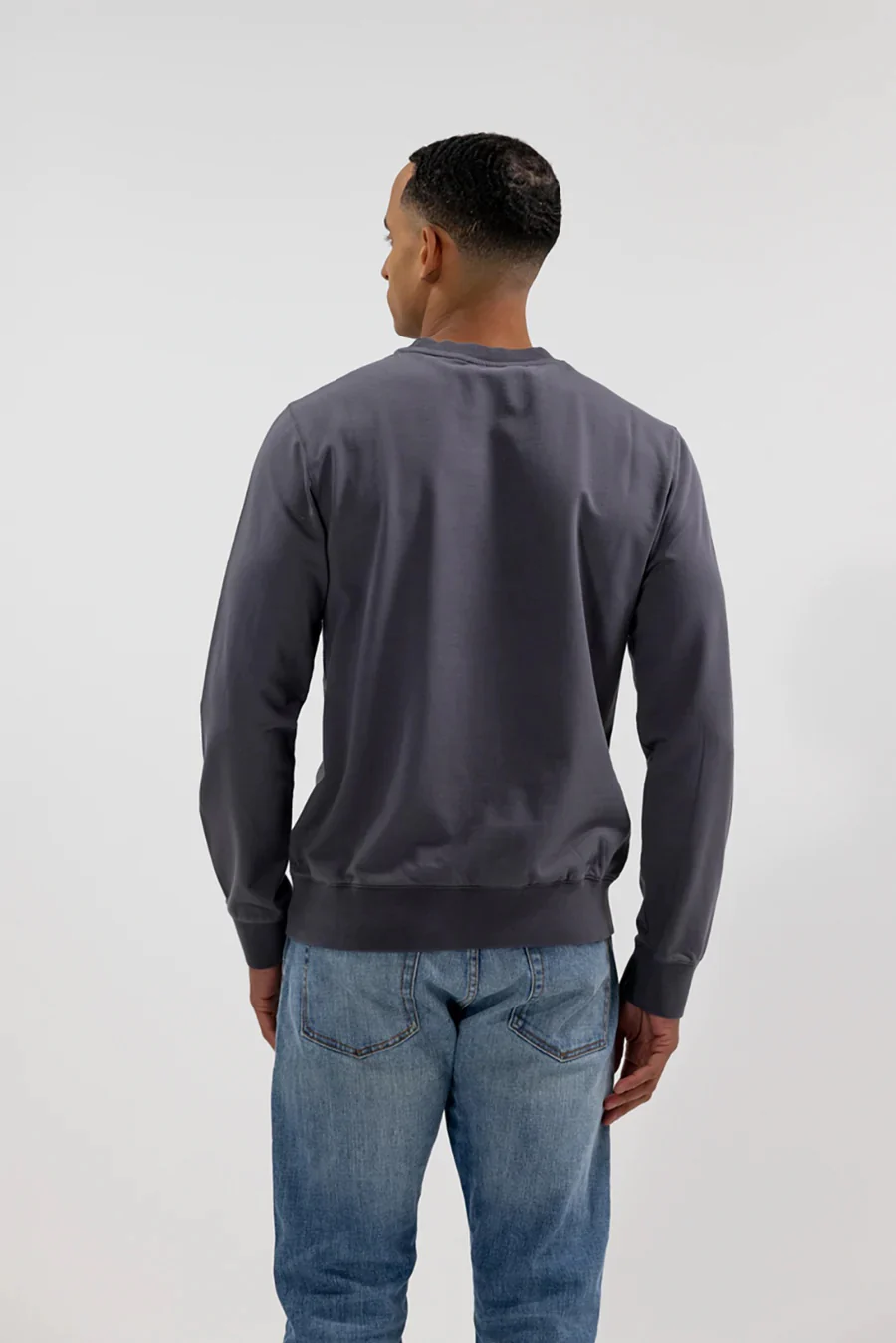 Crew Neck Sweatshirt (Asphalt) - Image 3