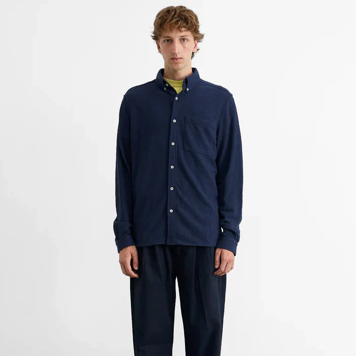 Crisp Shirt (Navy)