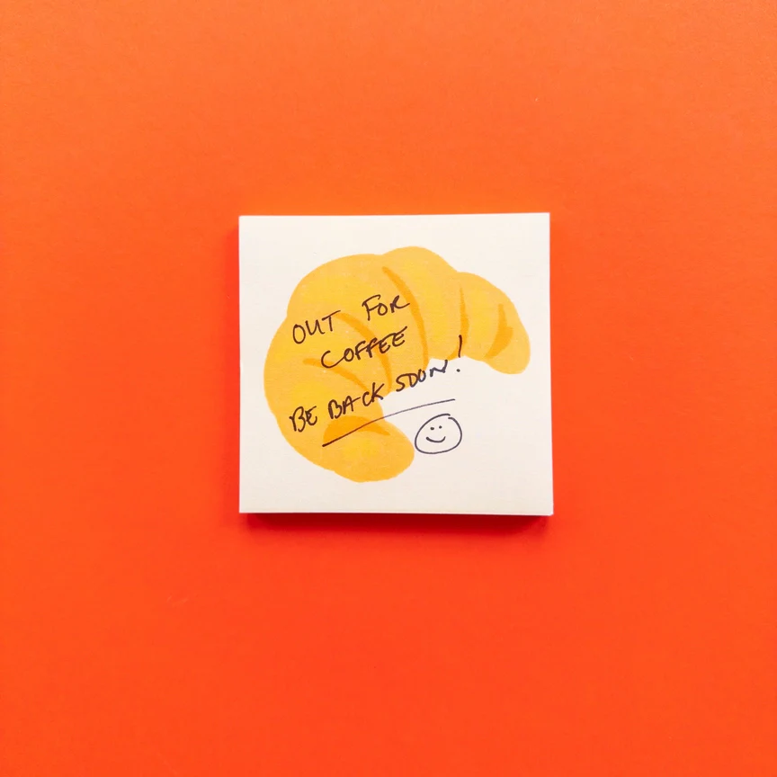 Croissant Sticky Notes - Image 4