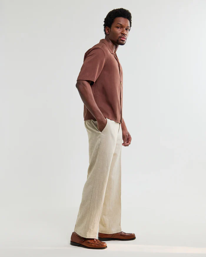 Curzon SS Shirt Drapey Tencel Twill - Image 6