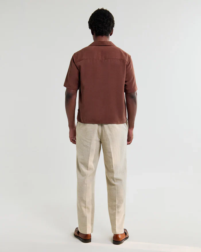 Curzon SS Shirt Drapey Tencel Twill - Image 7