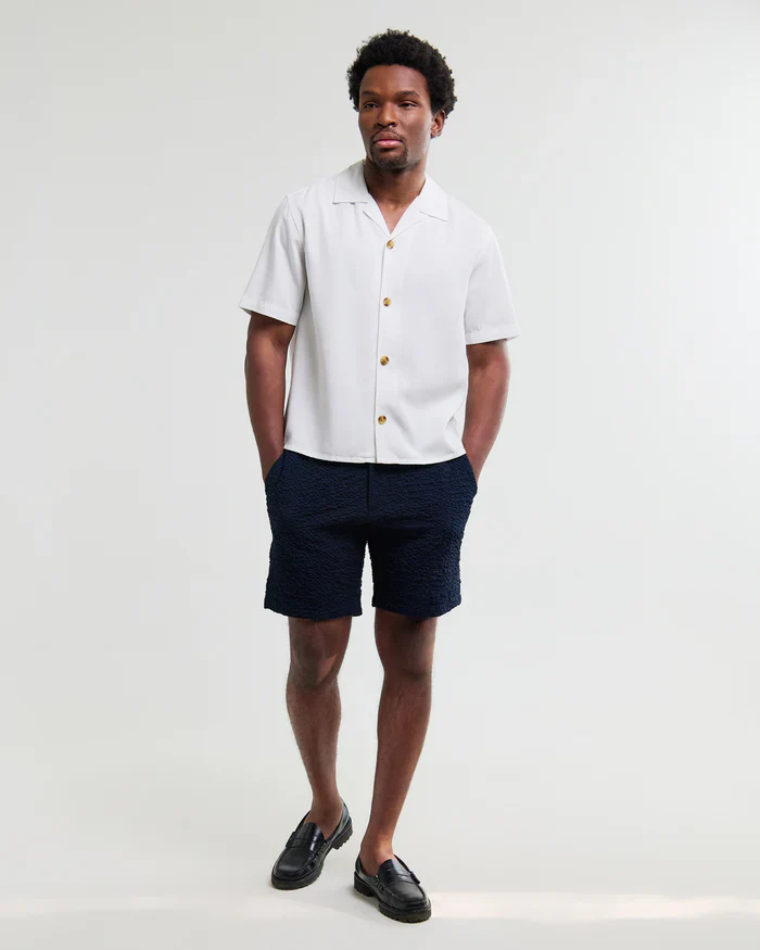 Curzon SS Shirt Drapey Tencel Twill - Image 9