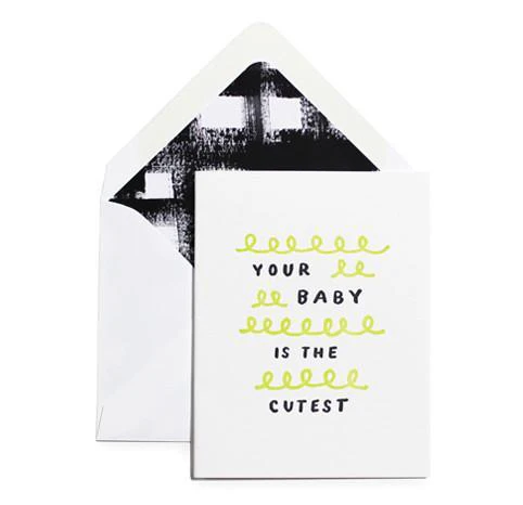 Cutest Baby Card