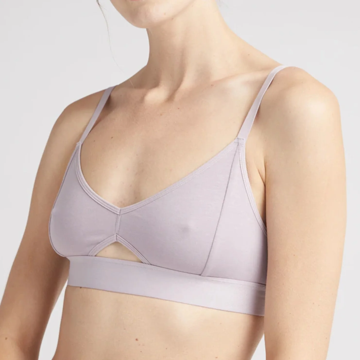 Cutout Bralette (Amethyst Smoke)