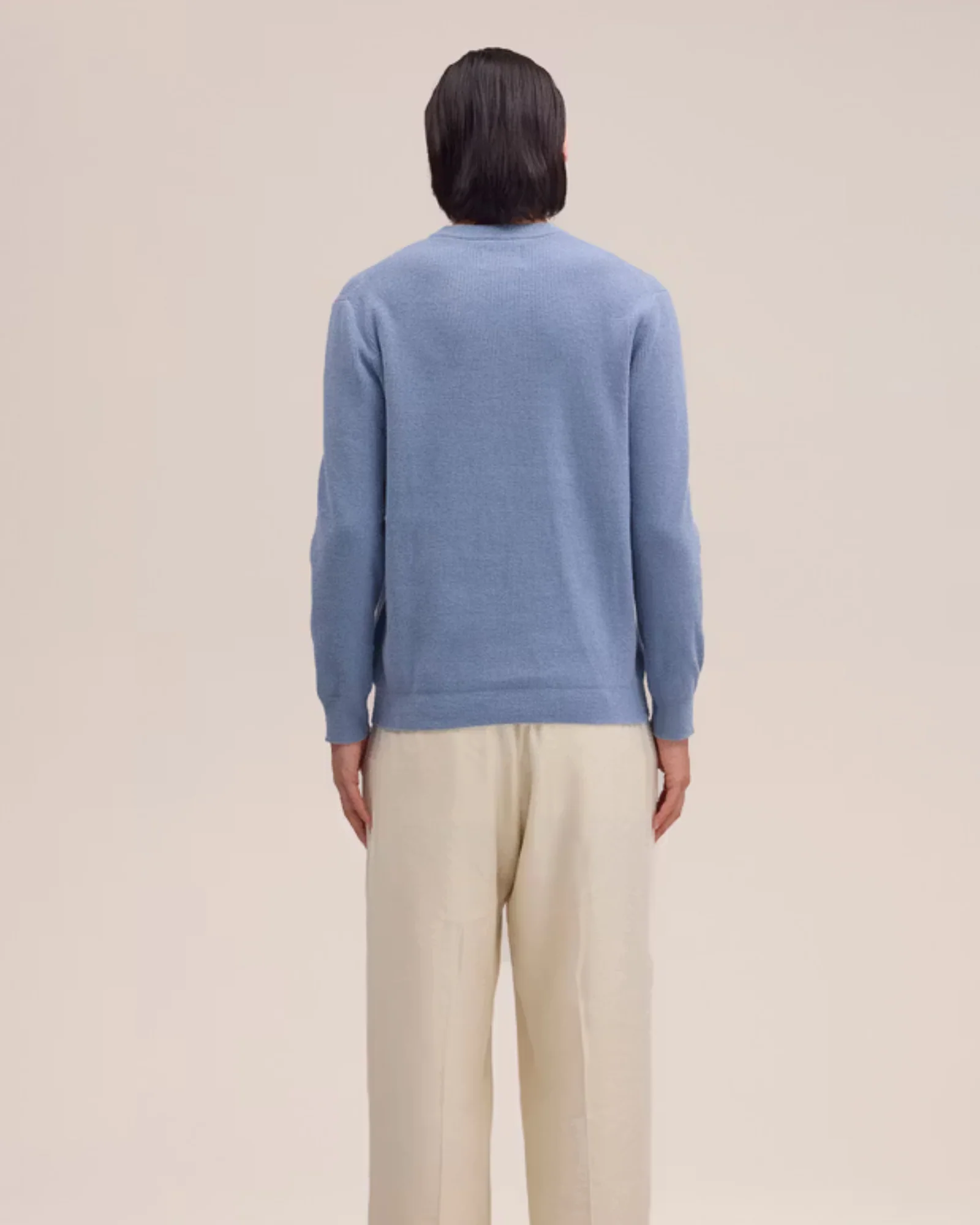 Danny 6429 Lightweight Sweater (Stone Blue) - Image 2