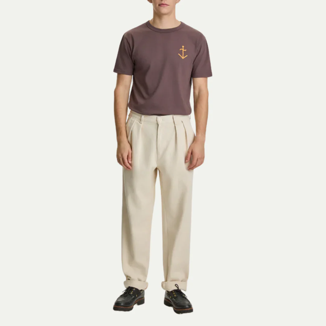 Dantas Logo T-Shirt (Brown + Roasted Yellow Logo)