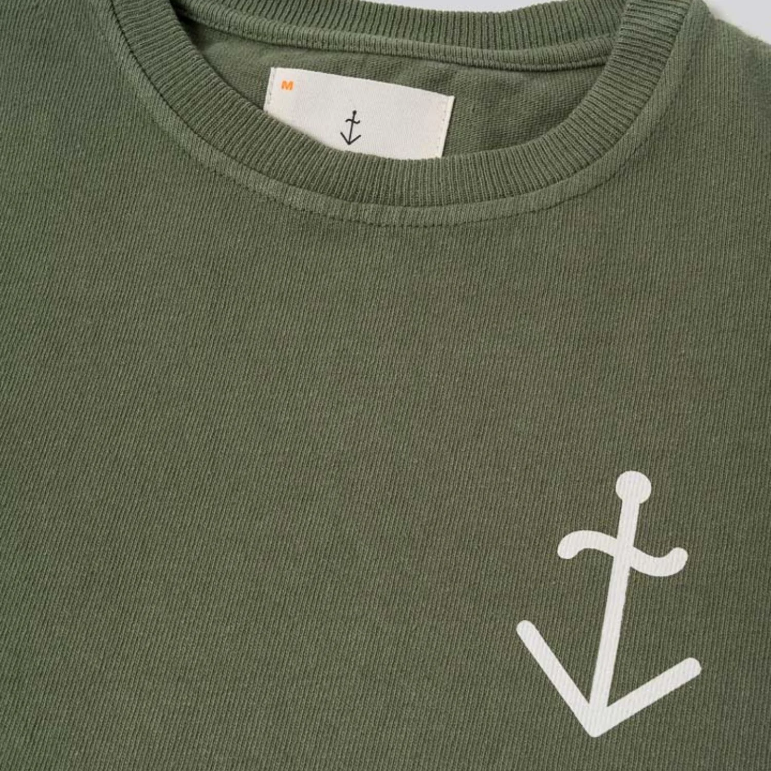 Dantas T-Shirt (Clover Green + Ecru Logo) - Image 2