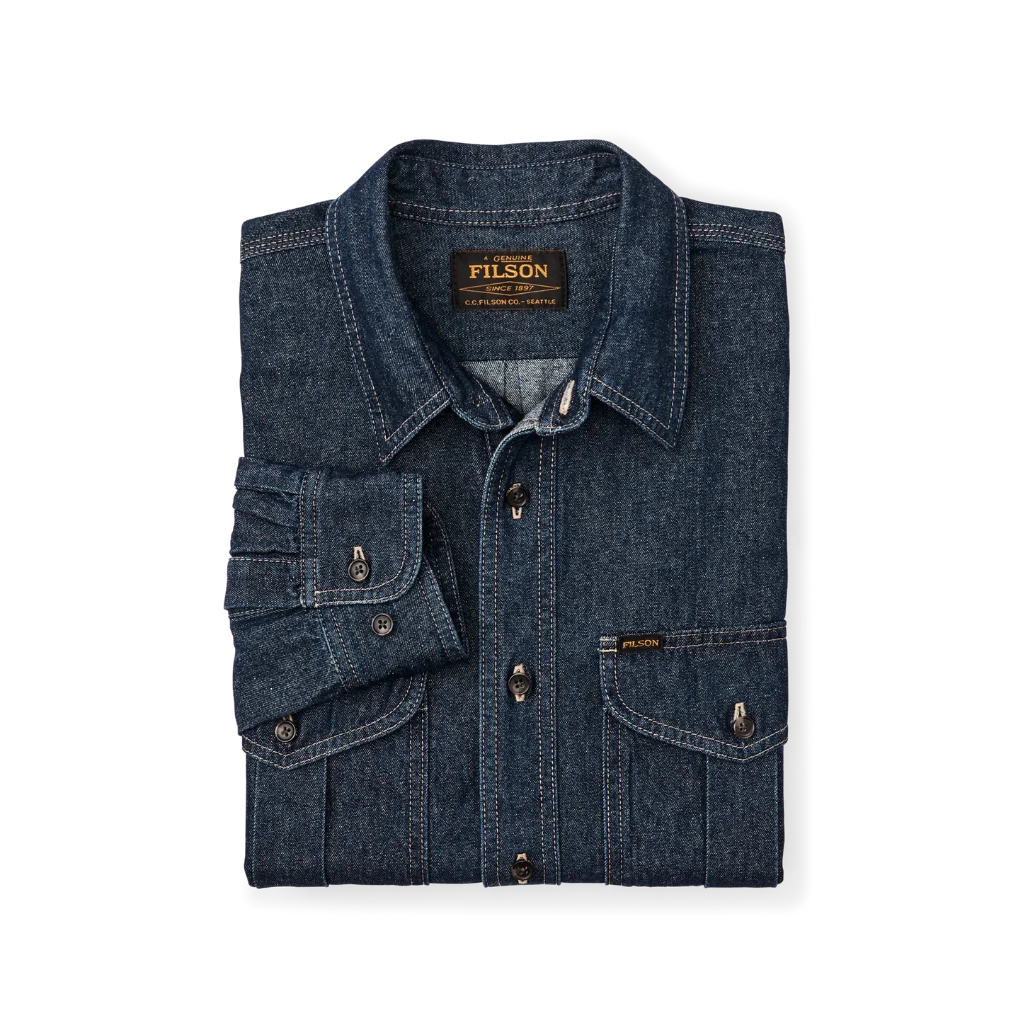 Denim Guide Shirt (Rinse Indigo) - Image 3