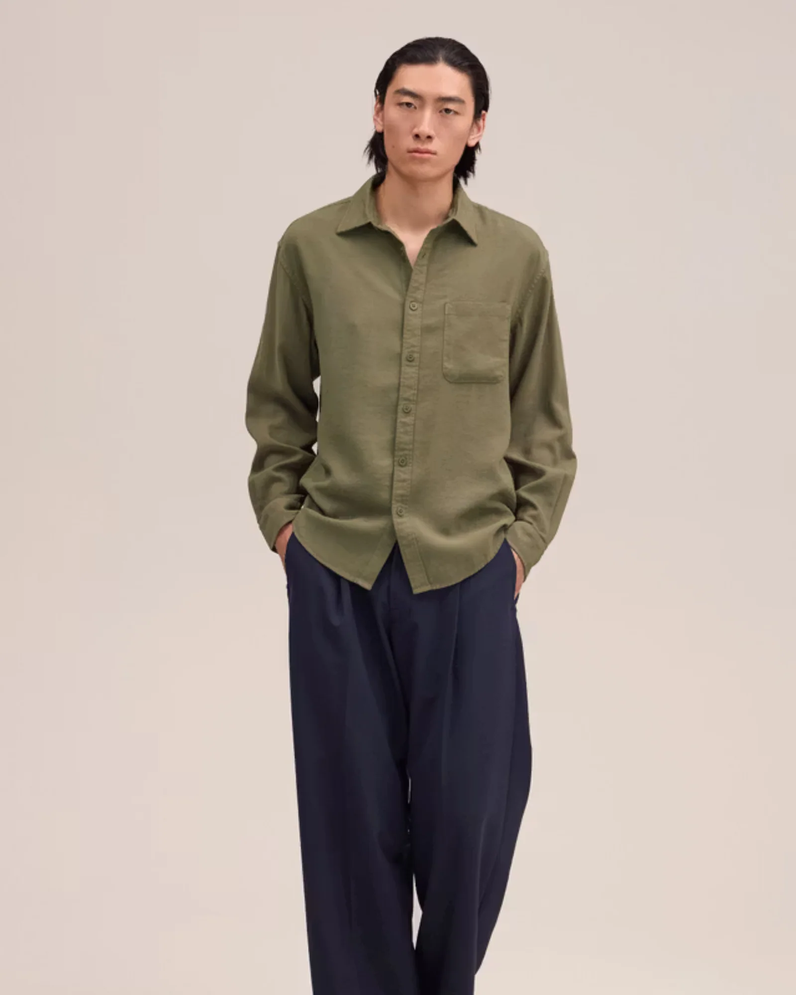 Deon 5027 Drapey Viscose Blend Shirt - Image 4