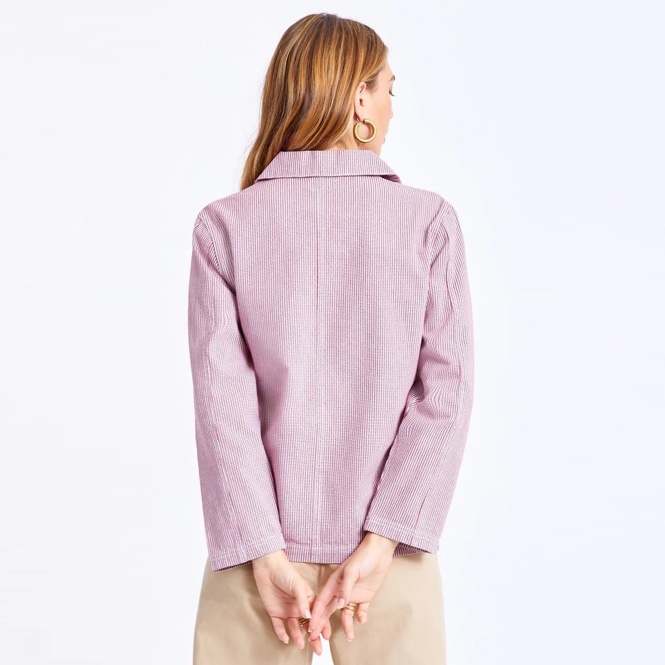 Detroit Round Collar Chore Coat (Cowhide) - Image 3