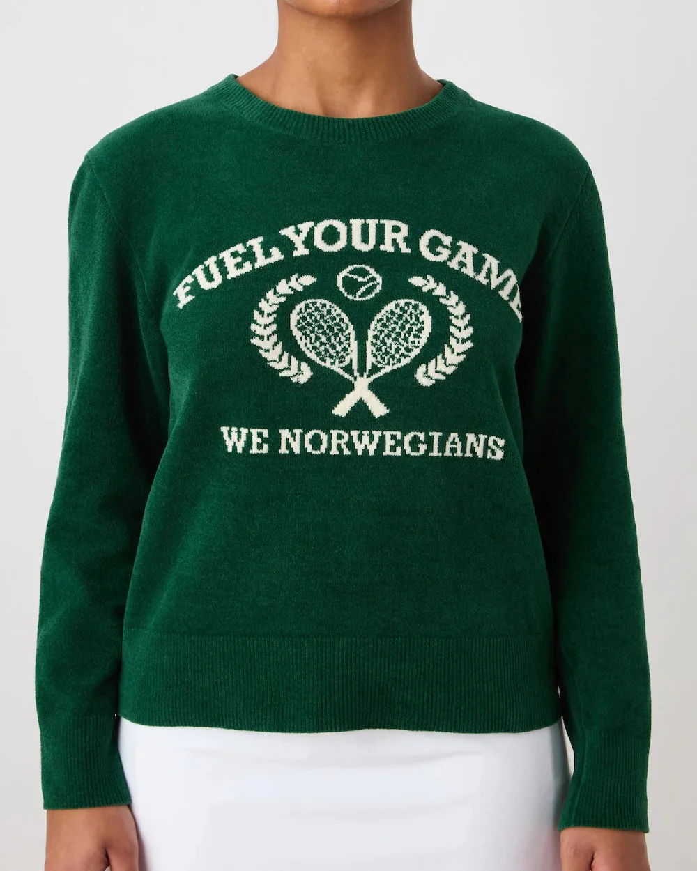 Deuce Chenille Sweater Women (Green) - Image 3