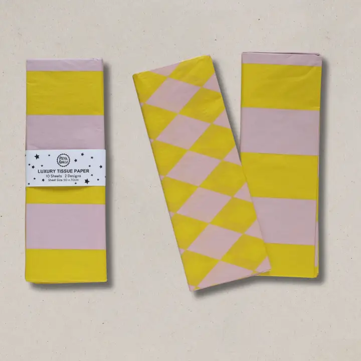 Diamond + Stripe Tissue Paper - Image 3