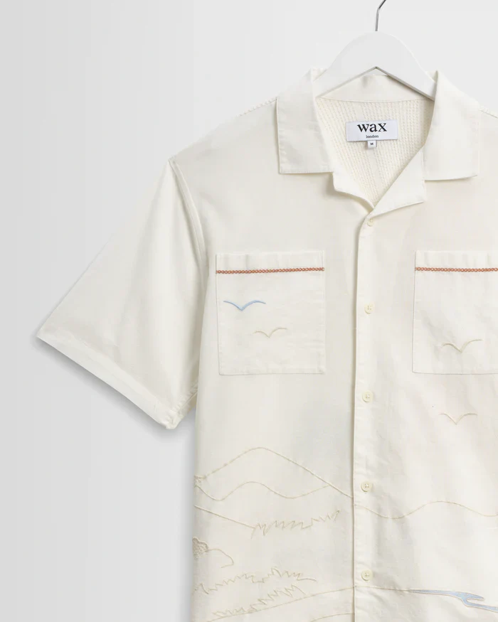 Didcot SS Shirt Summer Back Applique (Ecru) - Image 6
