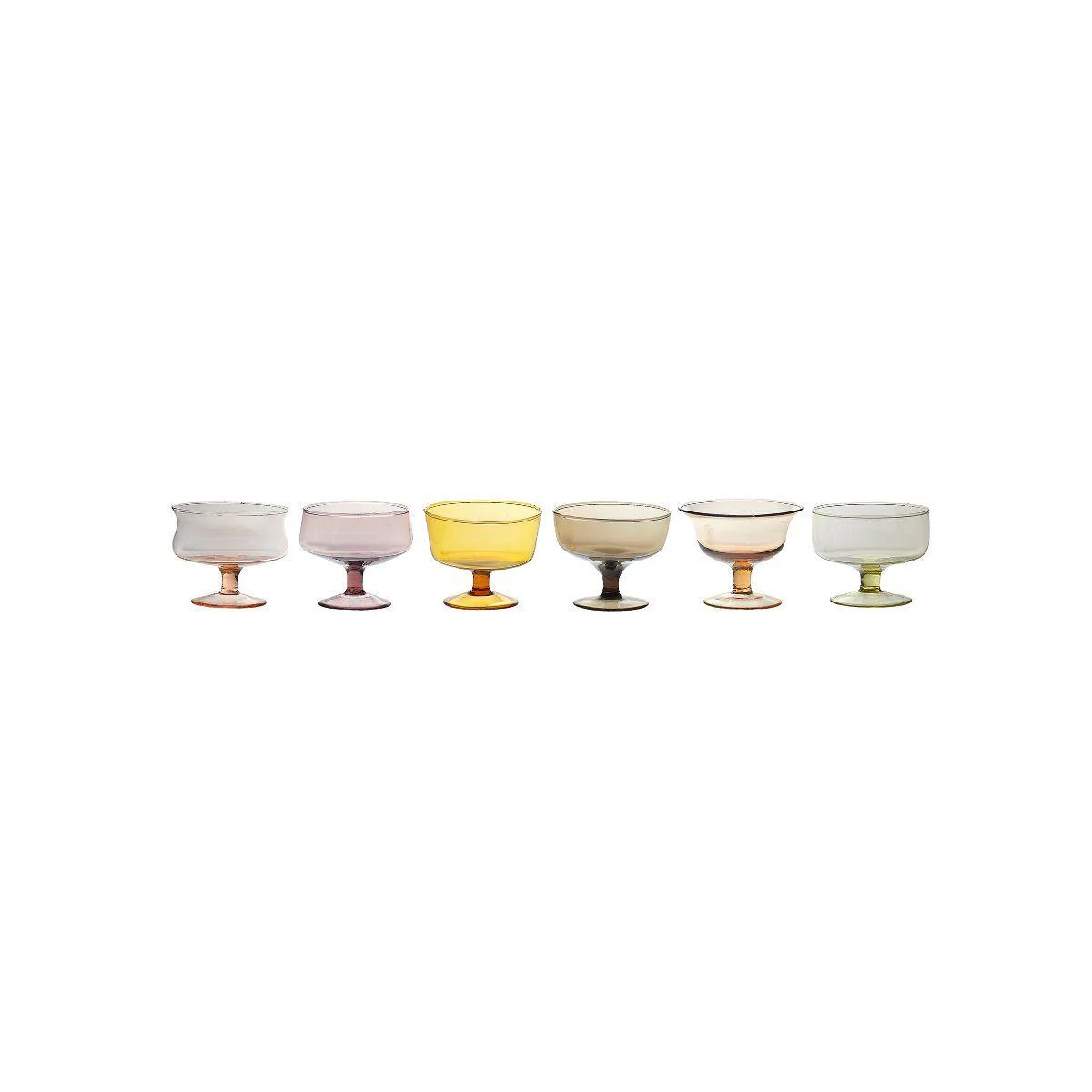 Diseguale Coupe Glass (Olive) - Image 2