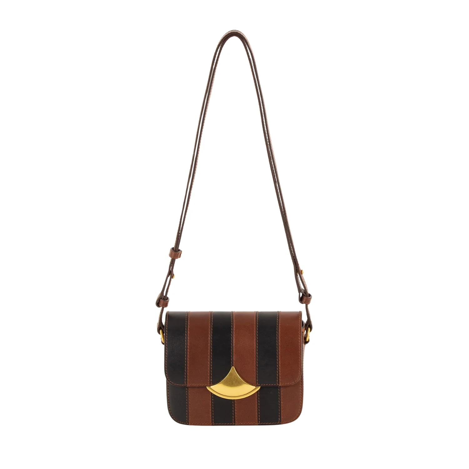 Diviluz Mimo Box Bag (Black Brown Stripes) - Image 4