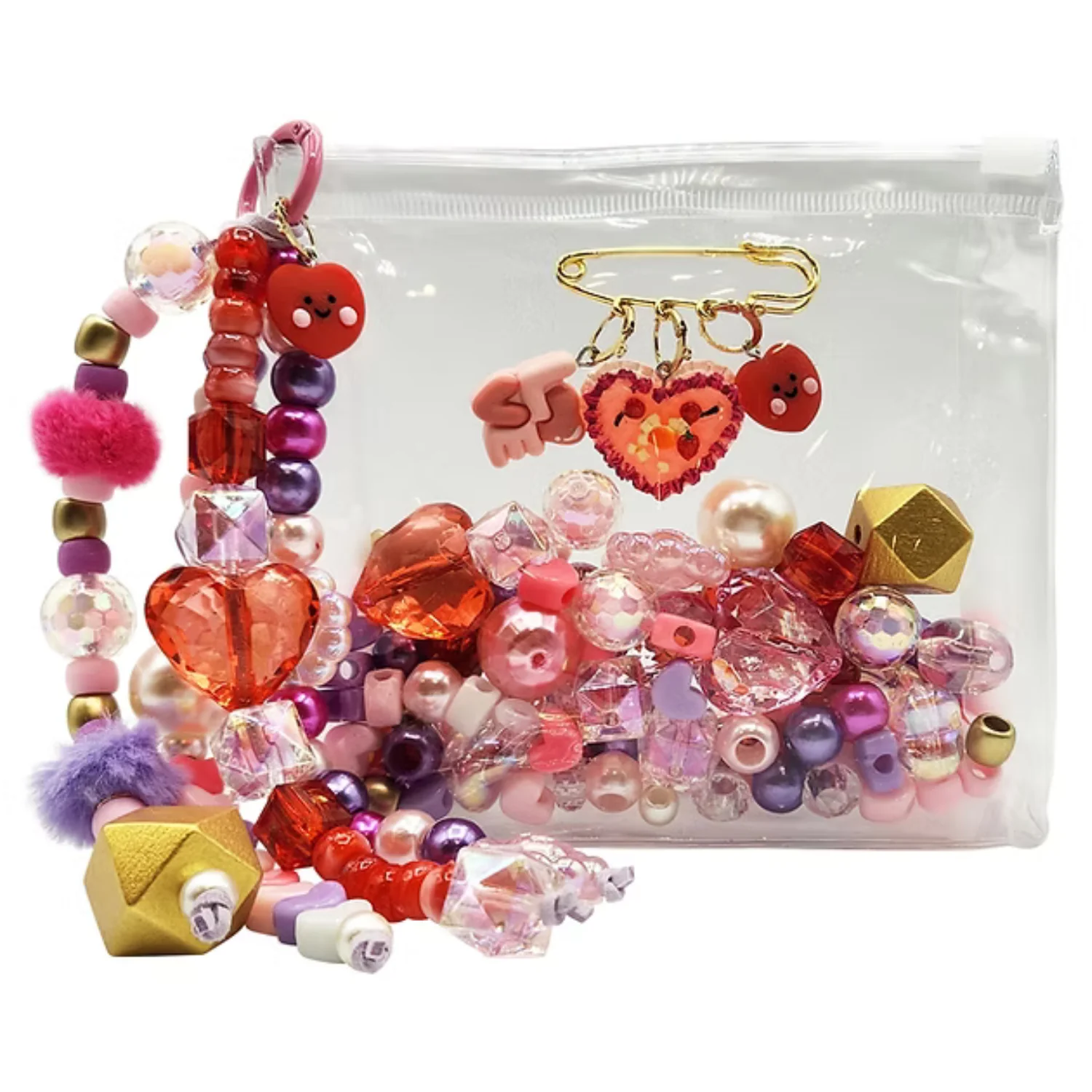 DIY Bag Charm Kit (Love & Hearts)