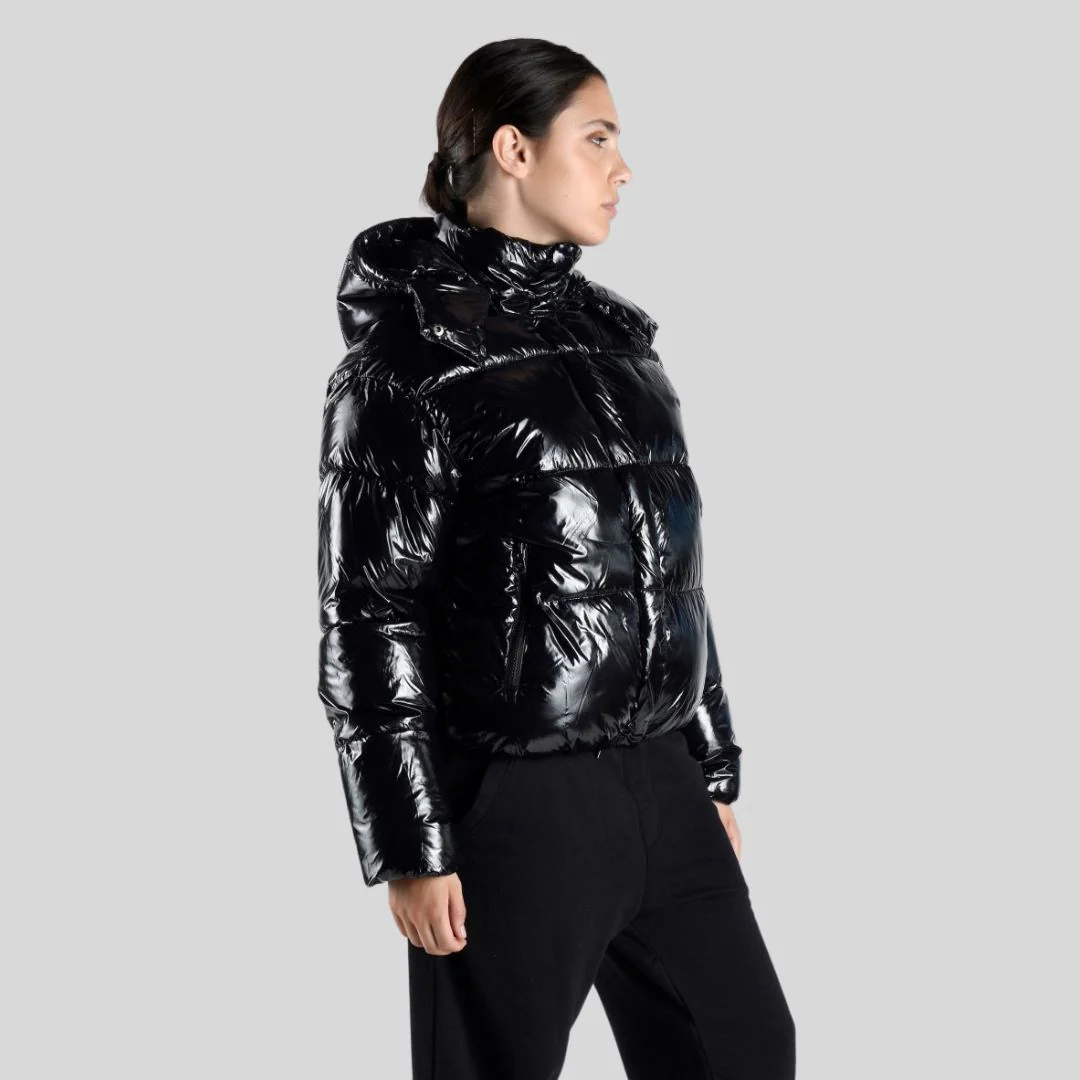 Mingan Jacket (Shiny Black) - Image 2
