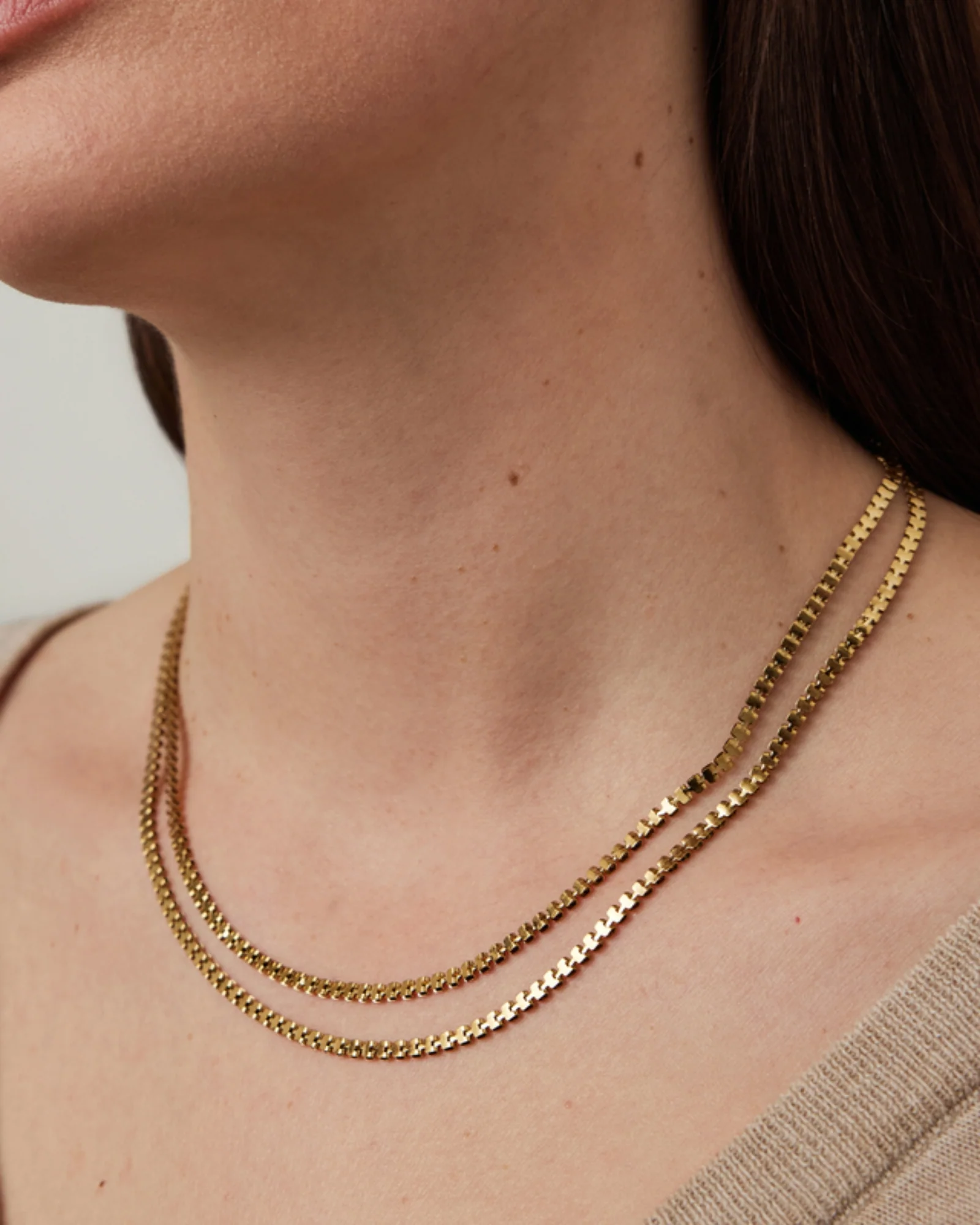 Double Amalfi Chain Necklace - Image 3