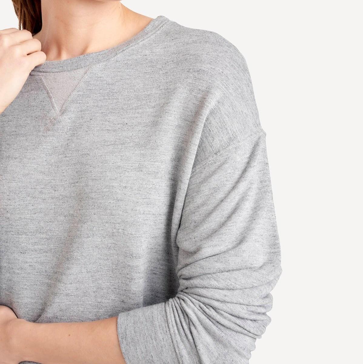 Dream Slub Pullover (Heather Grey) - Image 2