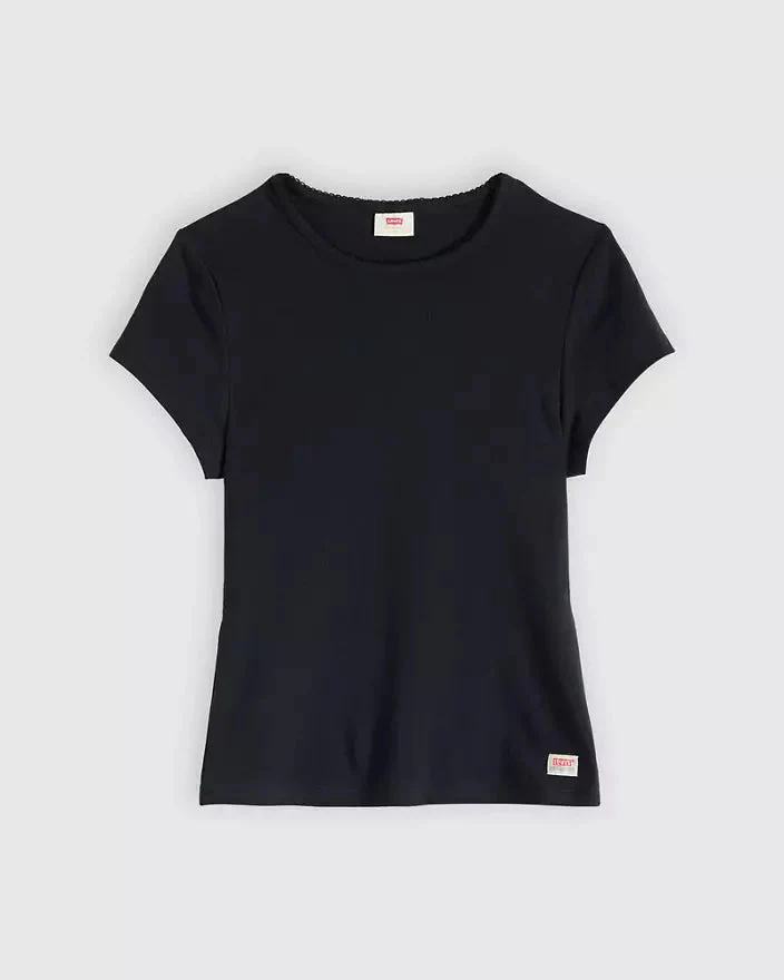 Dry Goods Tee (Anthracite Night Pointelle) - Image 5