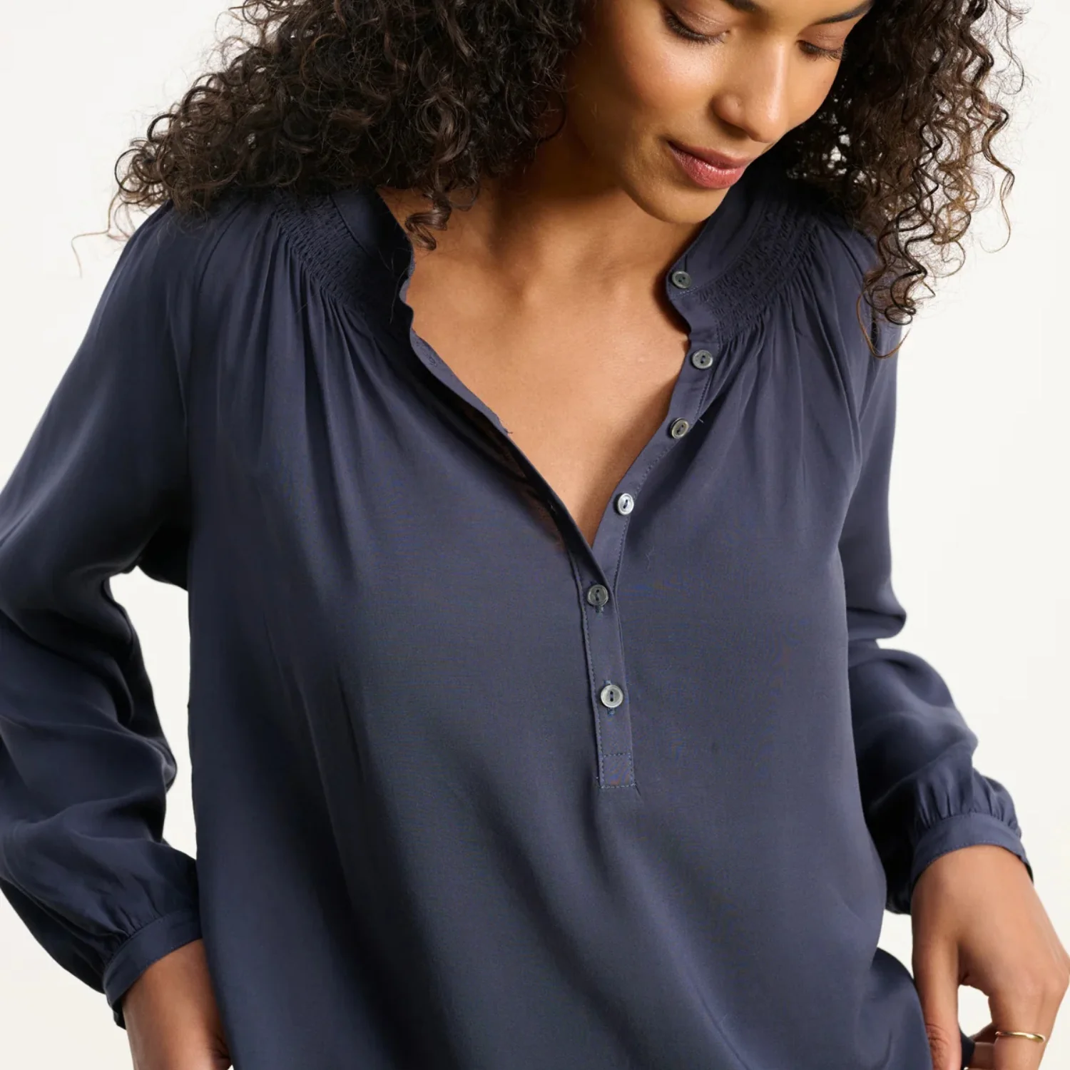 Aurelia Rayon Challis Top (Larkspur) - Image 2