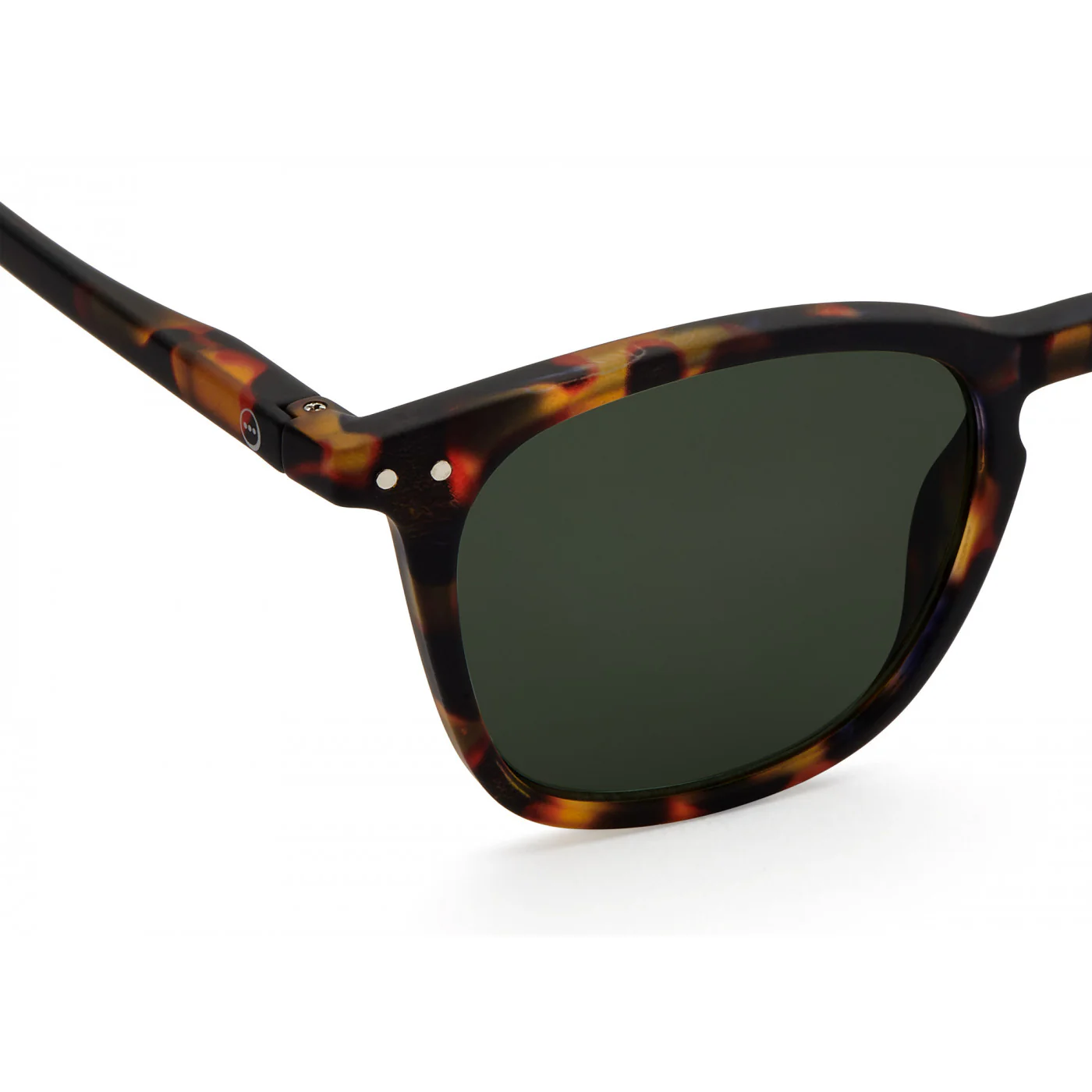 #E Sunglasses (Tortoise + Green Lens) - Image 3