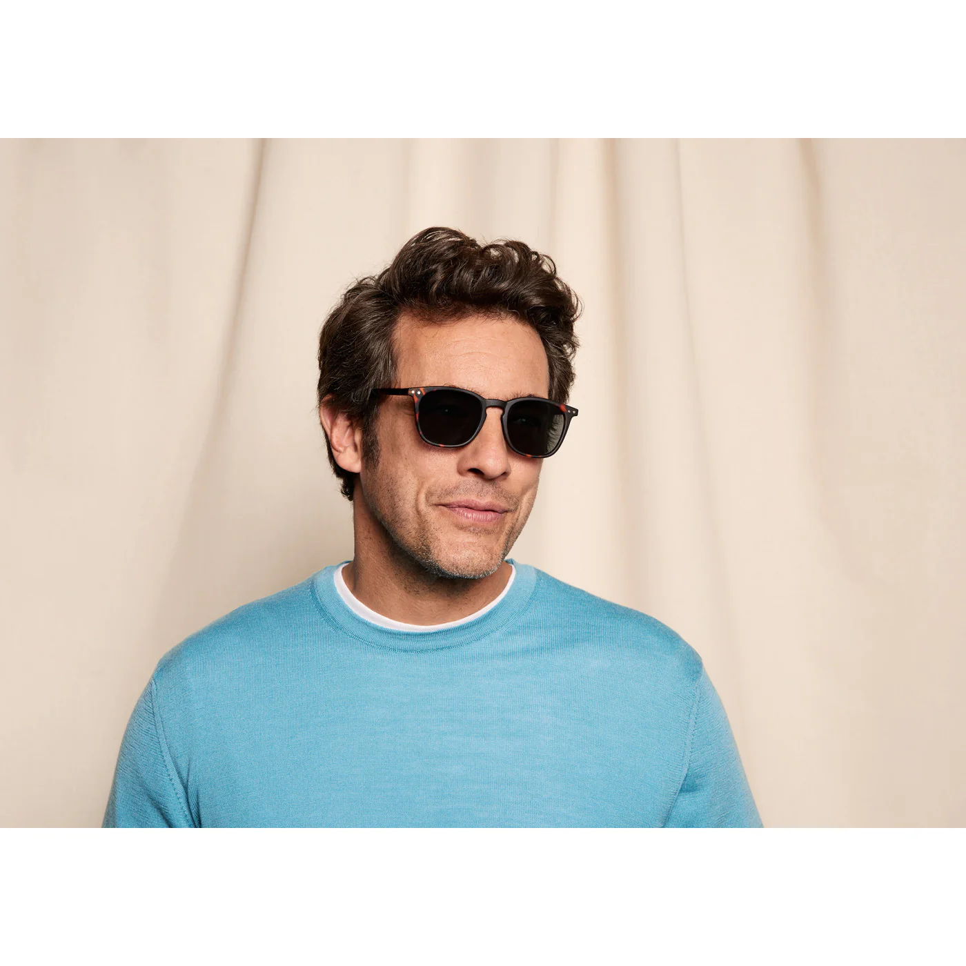 #E Sunglasses (Tortoise + Green Lens) - Image 5