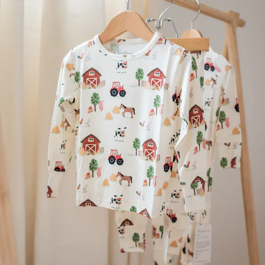 Easter on the Farm Bamboo Two-Piece Pajamas - Image 2