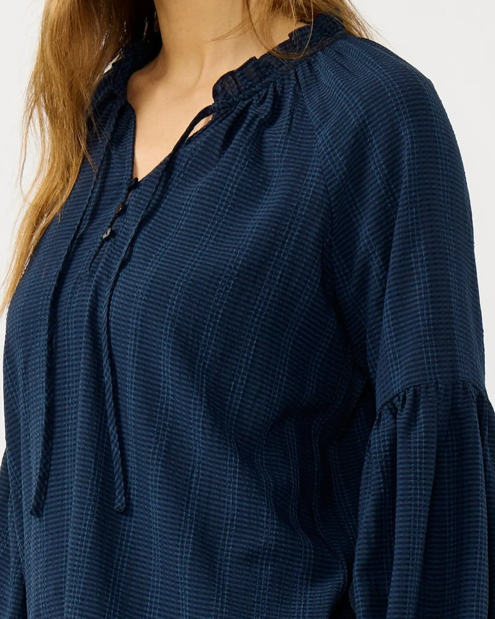 Easton Poet Blouse (Midnight) - Image 5