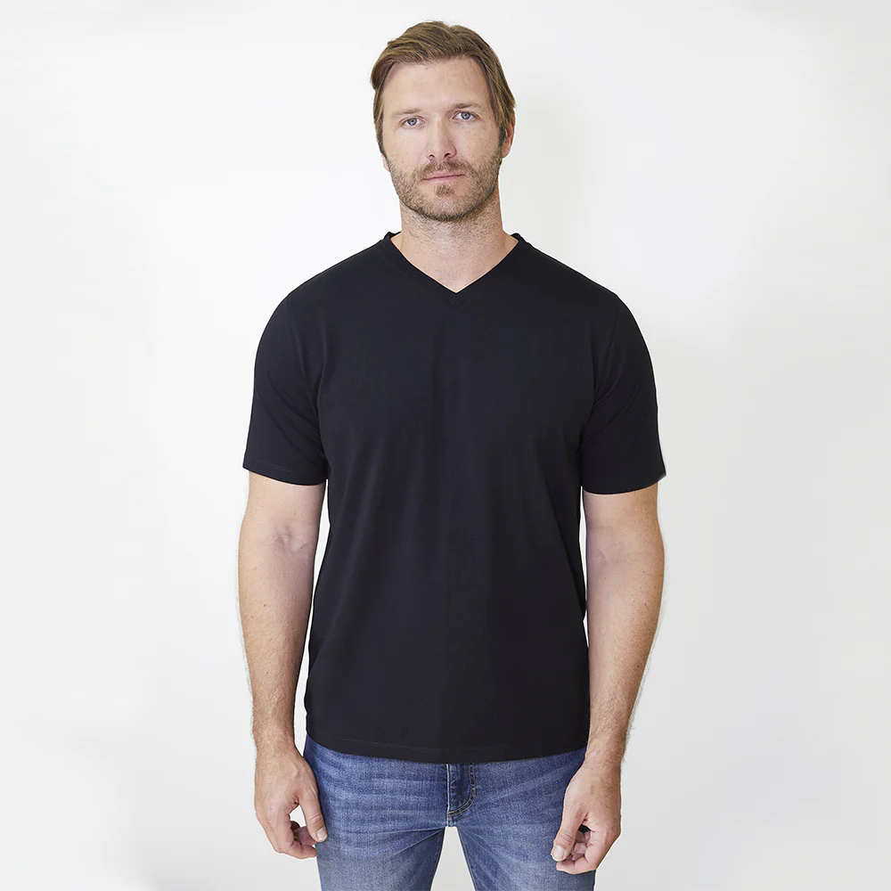 Easy Monday V Neck (Black) - Image 2