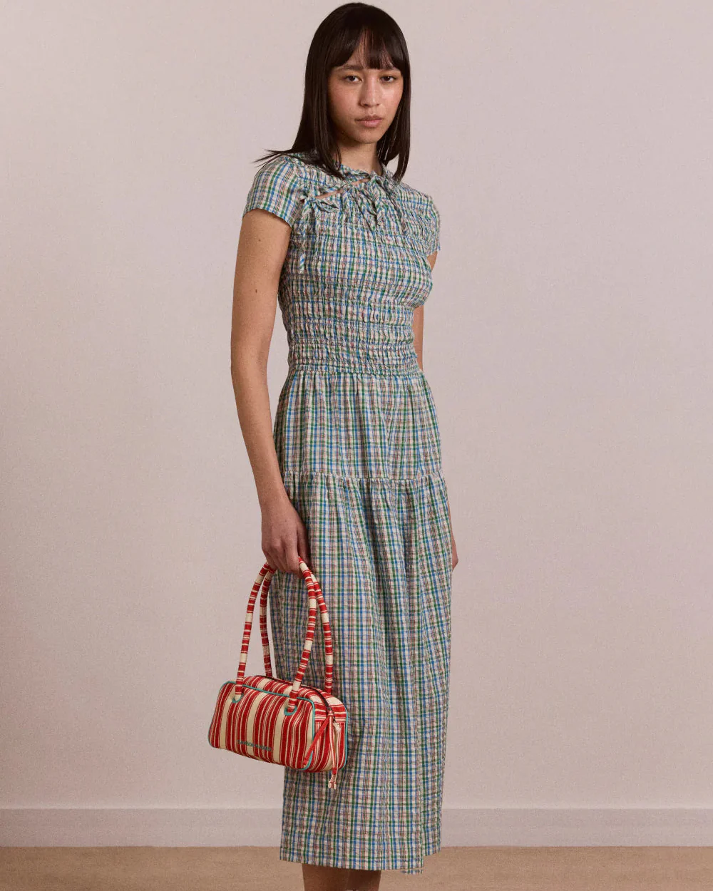 Ebba Midi Dress (Picnic Check) - Image 4