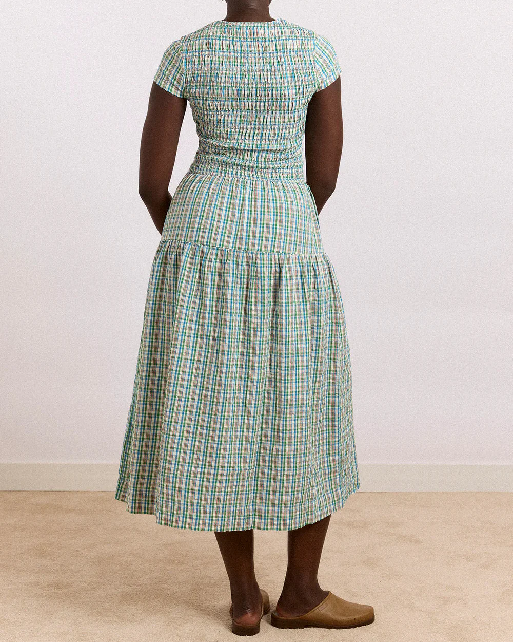 Ebba Midi Dress (Picnic Check) - Image 6