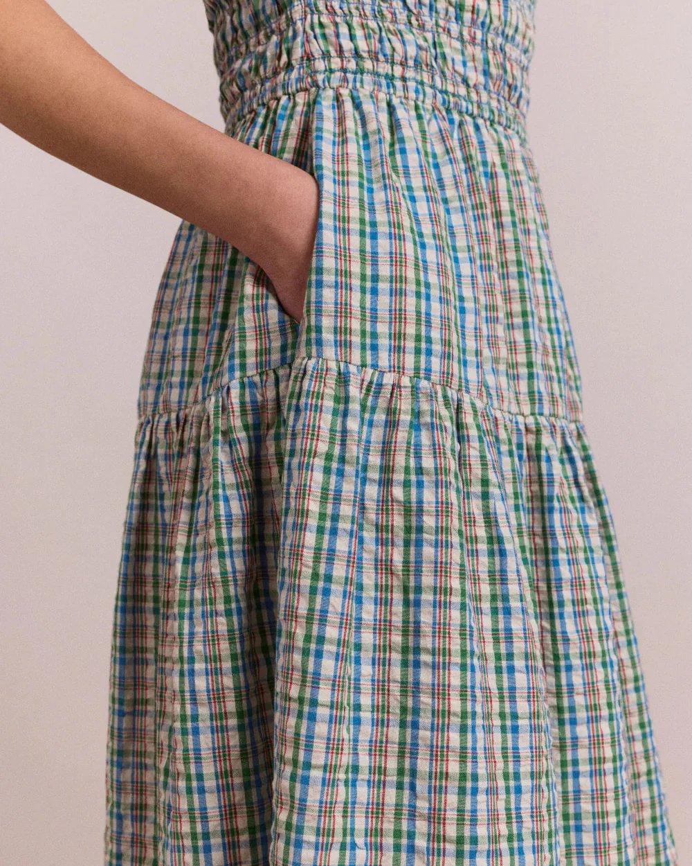 Ebba Midi Dress (Picnic Check) - Image 8