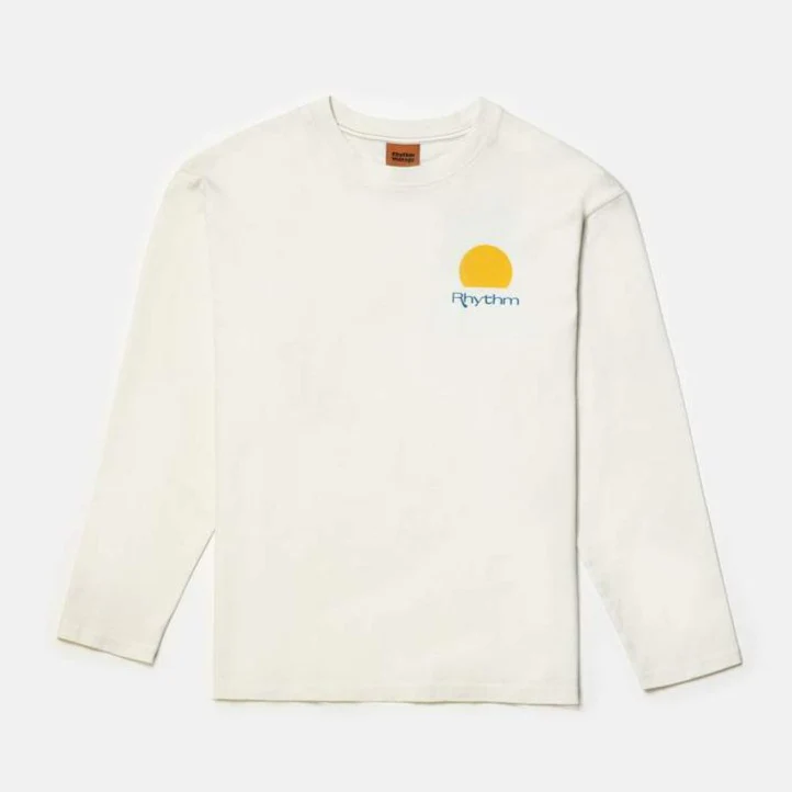 Long Sleeve Eclipse Vintage T-Shirt (White) - Image 4