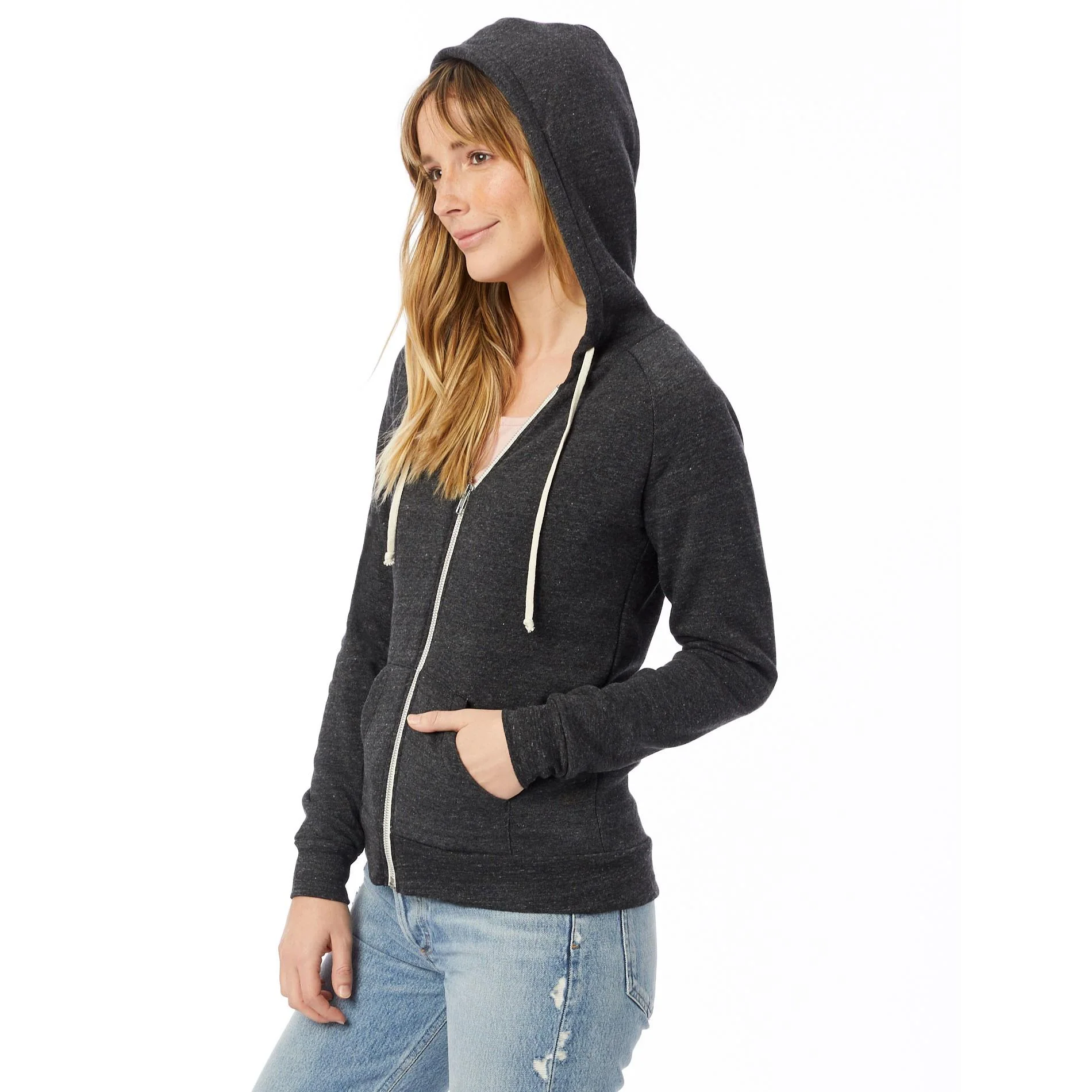 Eco-Fleece Adrian Hoodie (Eco Black) - Image 2