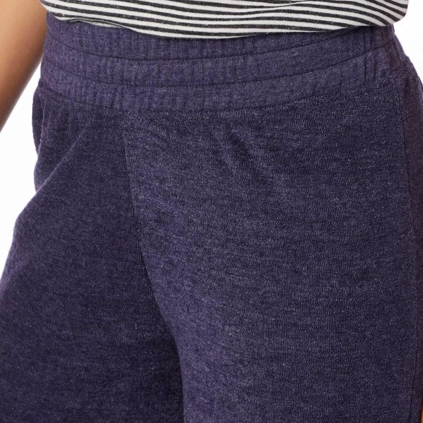 Eco-Toweling Cropped Culottes (Midnight) - Image 2