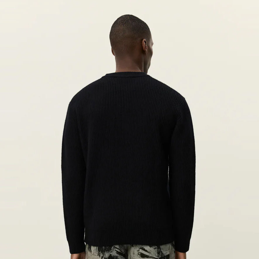 Eddie Wool Rib Crewneck Knit - Image 4