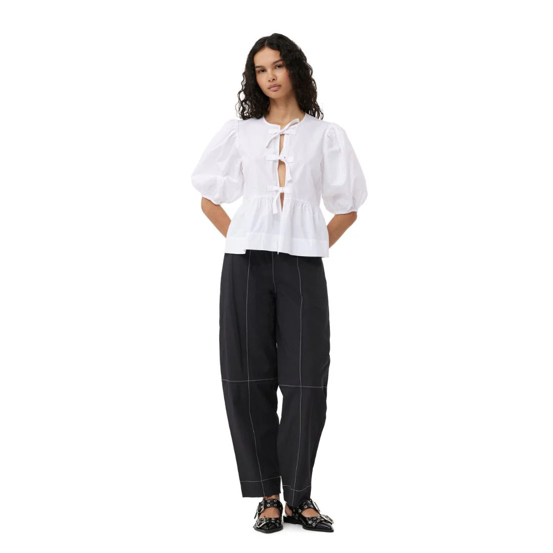 Elasticated Curve Pants (Black)
