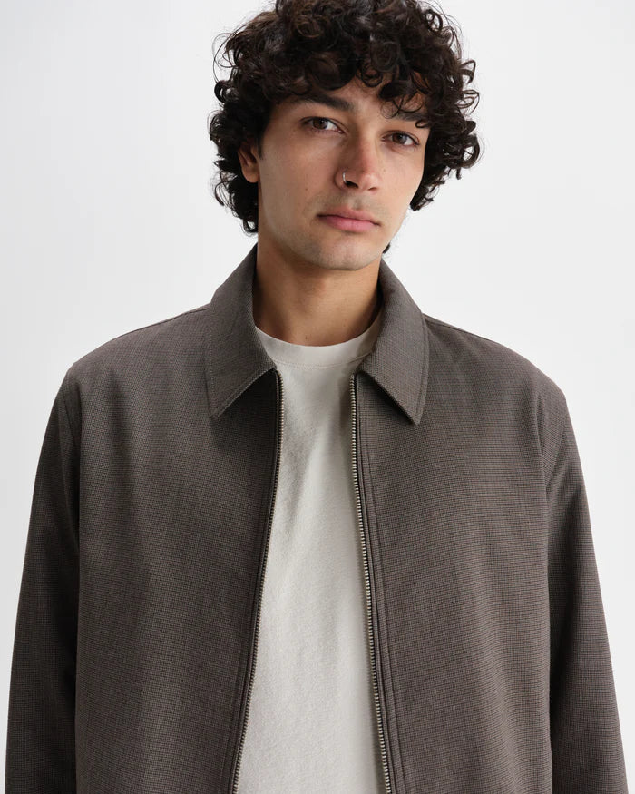 Eldon Jacket Micro Puppytooth (Brown) - Image 4