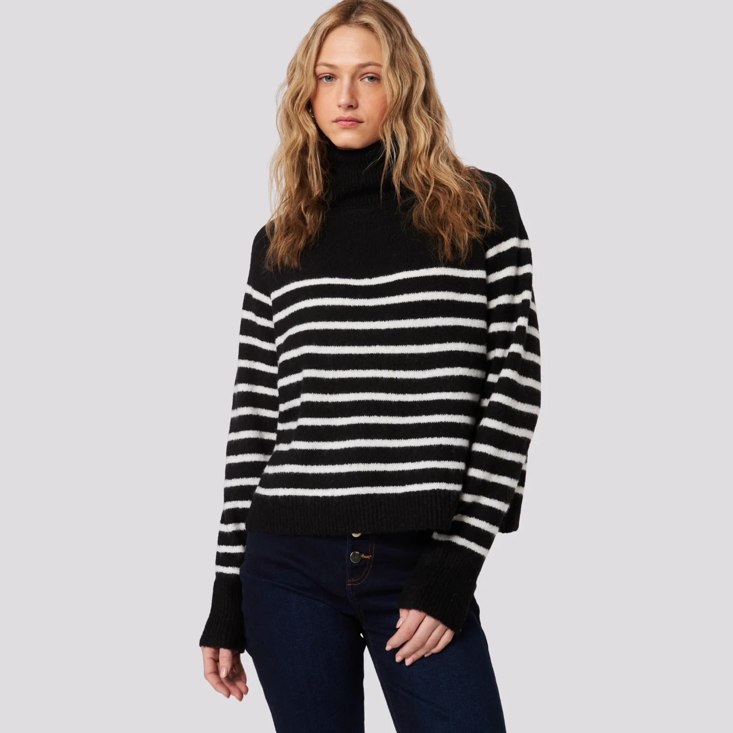 Eli Sweater (Mime Stripe)