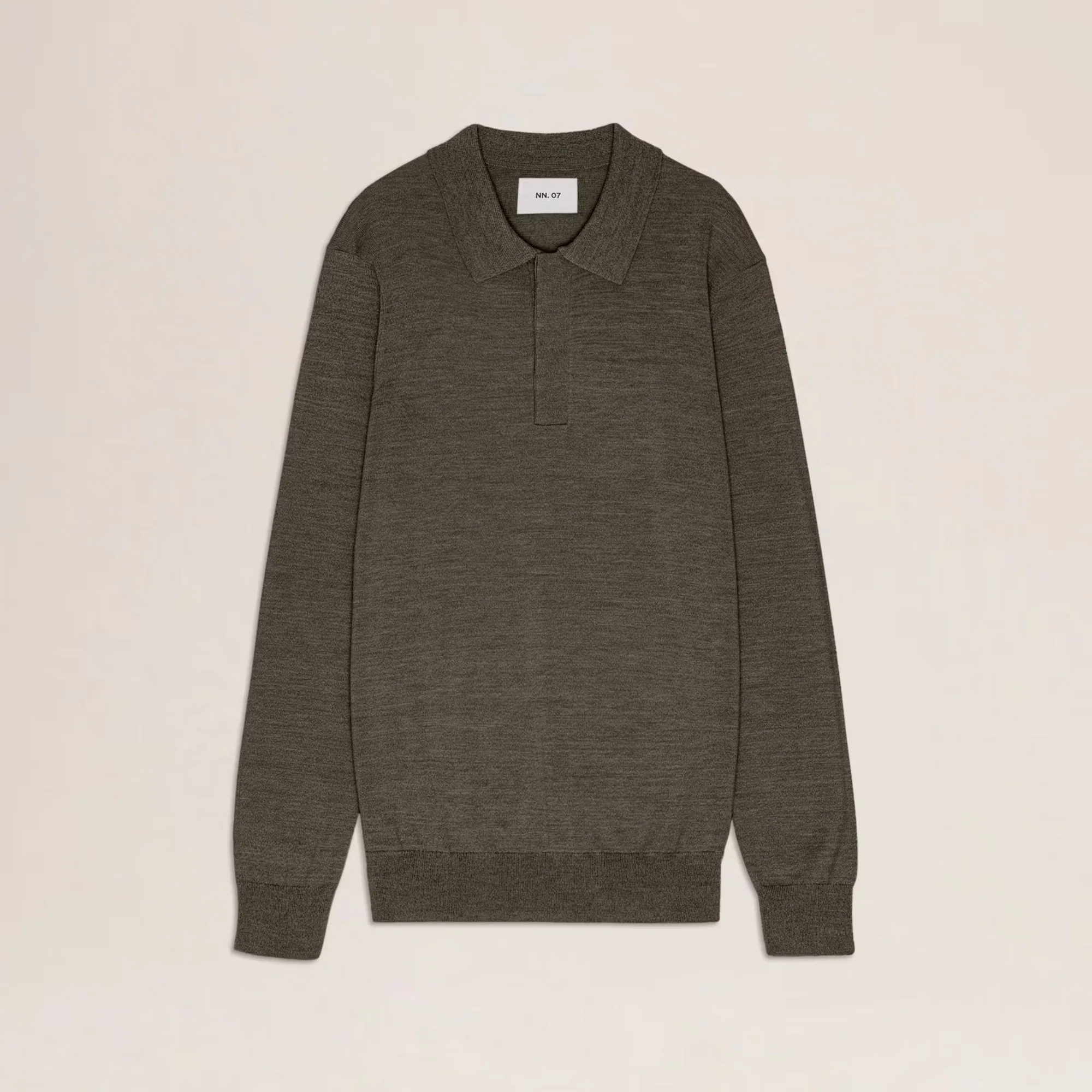 Emerson 6605 Lightweight Merino Wool Polo (Dark Army) - Image 5