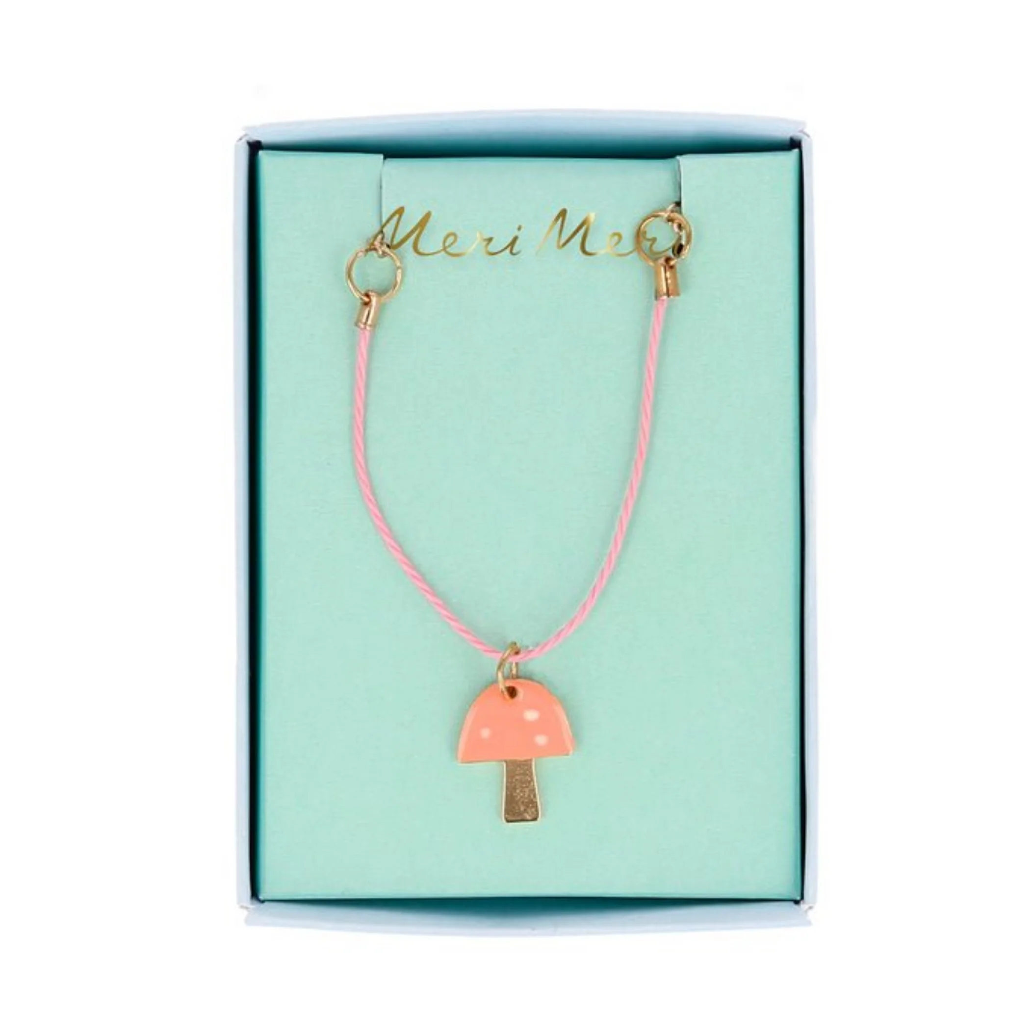 Enamel Mushroom Necklace