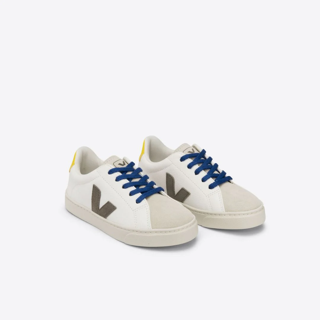 Esplar Laces Chromefree Leather Sneaker (White Moonrock Tonic) - Image 2