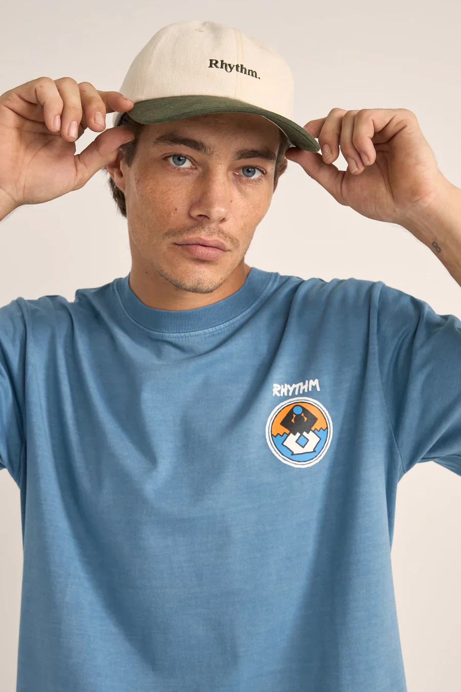 Essential Brushed Twill Cap (Stone) - Image 2