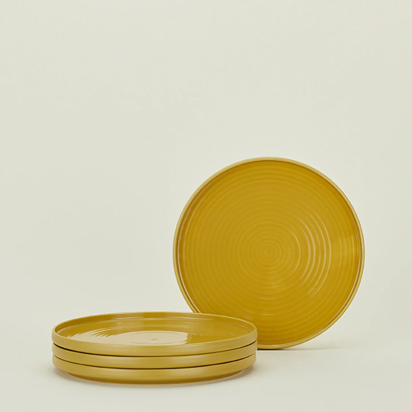 Essential Dinner Plate Set of 4 (Mustard) - Image 2