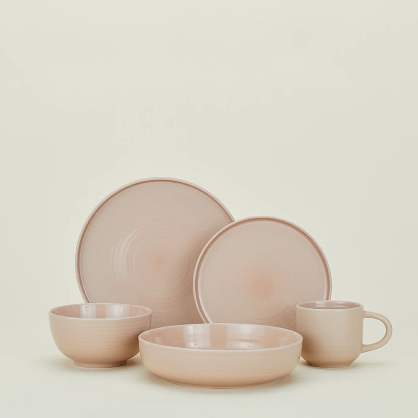 Essential Large Bowl Set of 4 (Blush) - Image 4