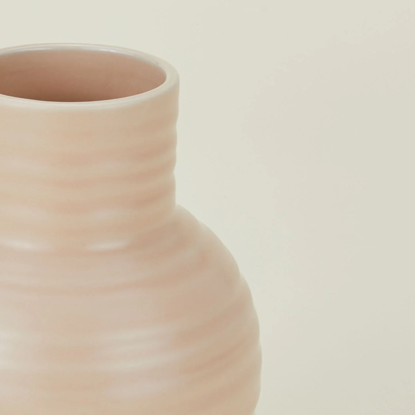 Essential Large Ceramic Vase (Blush) - Image 3