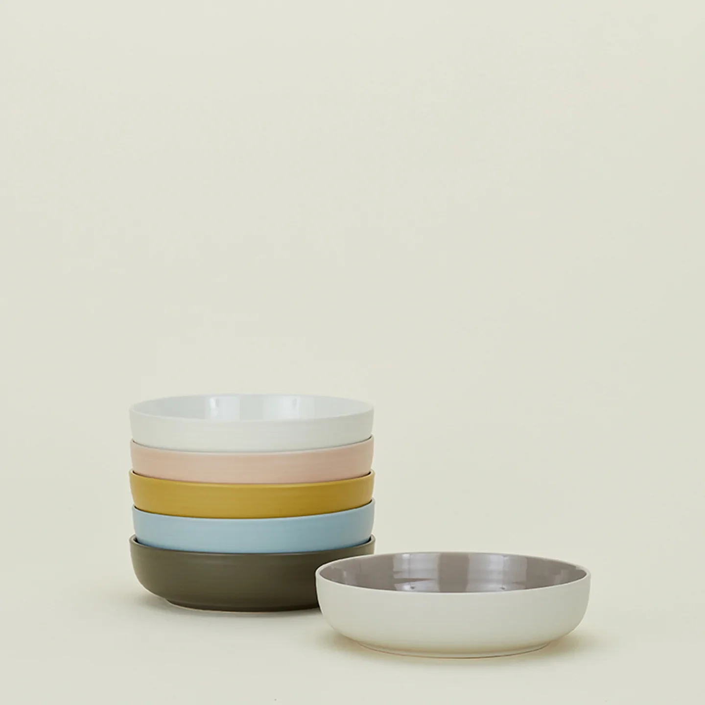 Essential Low Bowl Set of 4 (Mustard) - Image 3