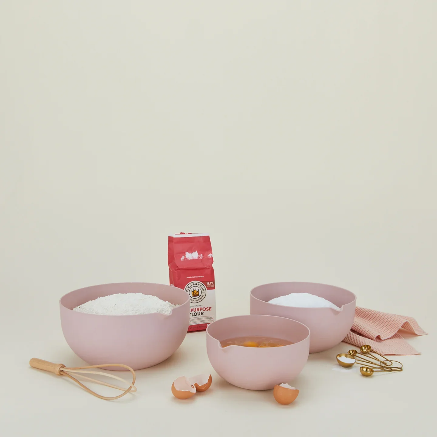 Essential Mixing Bowl | Set of 3 (Blush) - Image 2