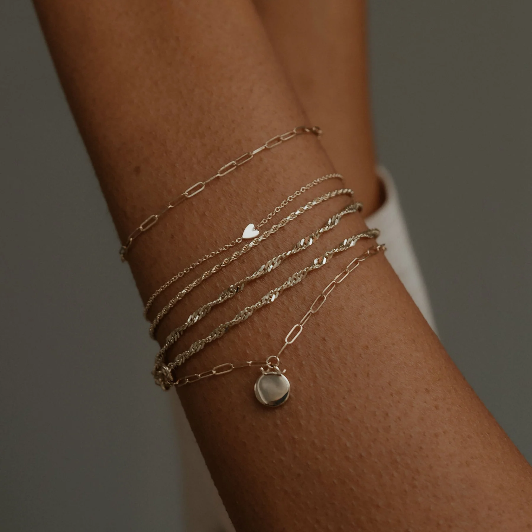 Everyday Little Lovely Heart Bracelet (14K Gold) - Image 2
